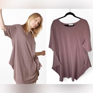 Bryn Walker Tunic Top Size Small Bamboo Organic Cotton Jersey Relaxed USA $193